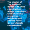 The academic woman magazine issue 7 mission