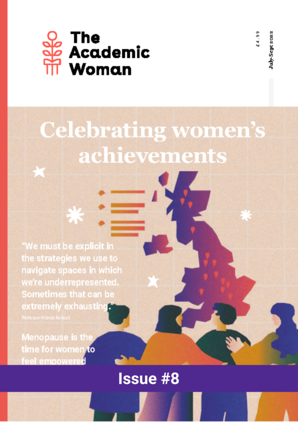 The academic woman magazine issue 8 cover